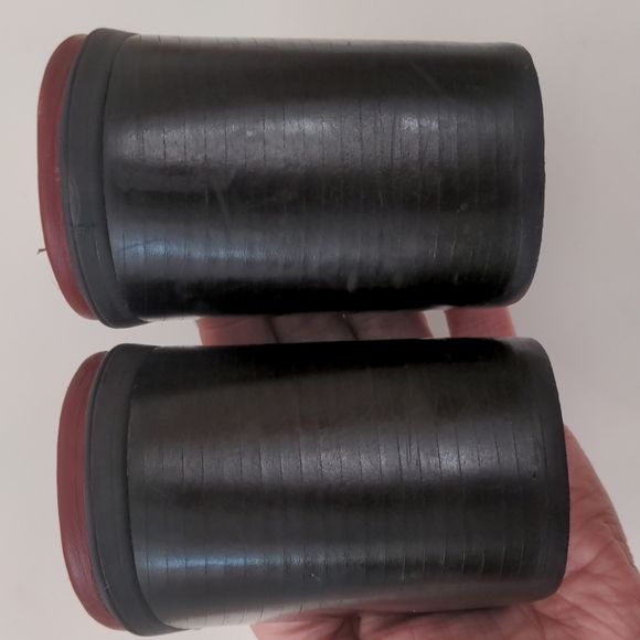 VINTAGE Y2K Chunky Square Toe Block Heel Red Mule Slide Tommy Hilfiger 8… - Picture 8 of 12